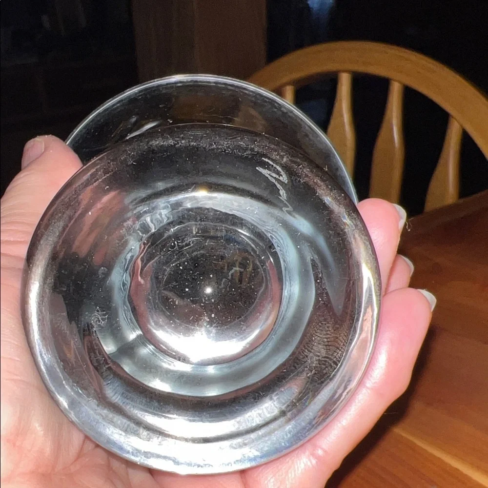 Set Of 4 Grey Goose Vodka Special Edition Stemless Martini Cocktail Glasses